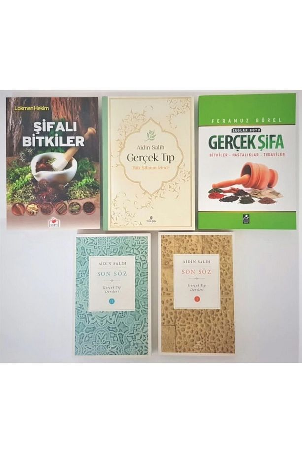 Yitik Şifa Aidin Salih Gerçek Tıp Seti 5 Kitap Son Söz 1 Ve 2 Gerçek Şifa Şifalı Bitkiler - 1