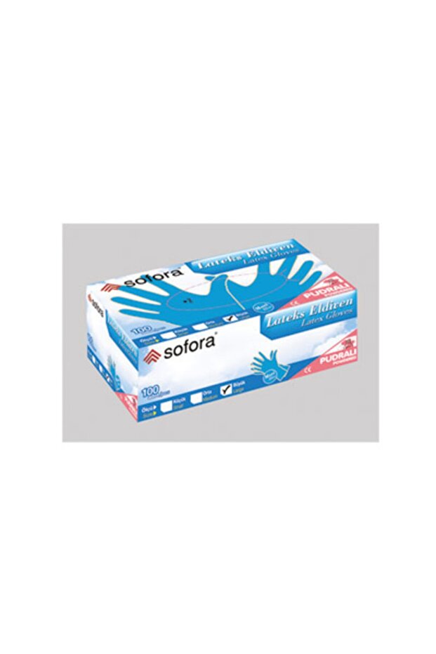 Latex Blue Gloves - 2