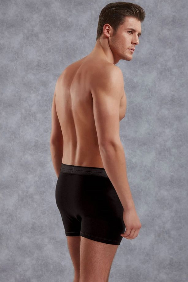 Erkek Pamuk Dikişsiz Düğmeli Normal Paça Boxer 1520 - 2