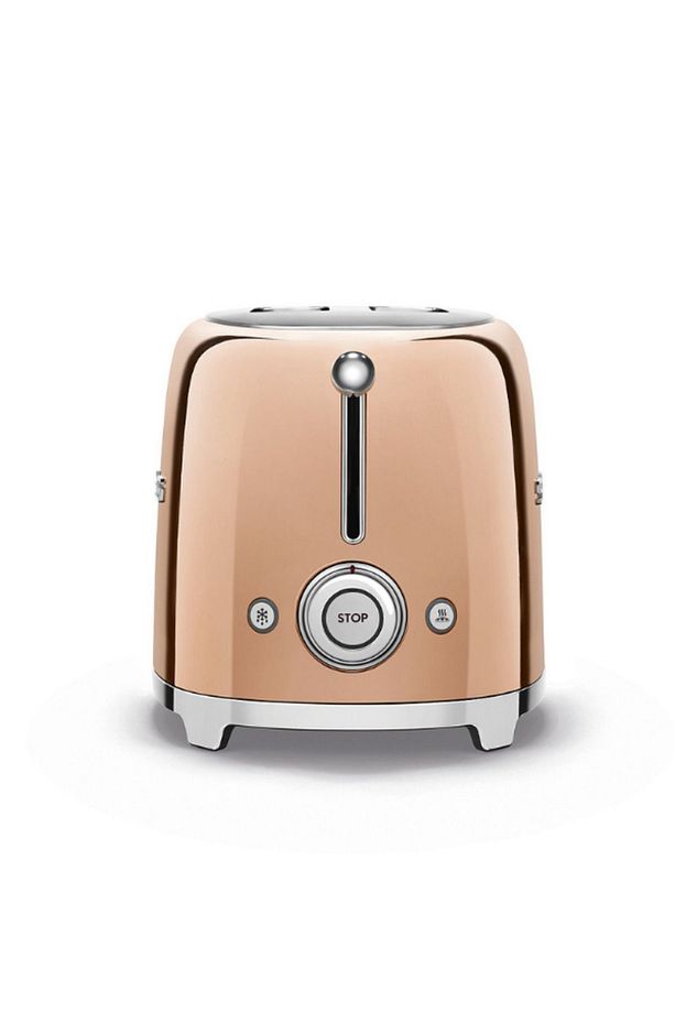 50'S Style Special Edition Rose Gold Kettle ve 1x2 Ekmek Kızartma Makinesi Seti - 5