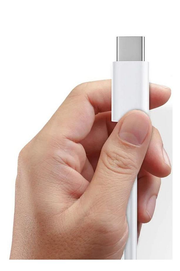 Type-c Şarj Kablosu Çift Taraflı Type-c To Type-c  Hızlı Şarj Kablosu İki Ucu Type-c Kablo 1 Metre - 5