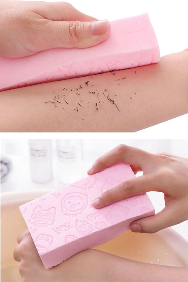 Soft Sponge Body Scrub Skin Cleanser Dead Skin Remover Exfoliating Scrub Washcloth