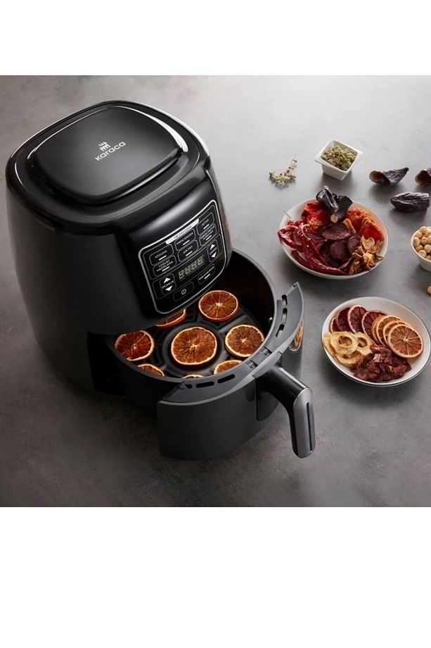 Less Fat Technology ile Fırın/Izgara, Ev Yoğurdu, Sebze ve Meyve Kurutma, Smart Sensörlü Airfryer - 8