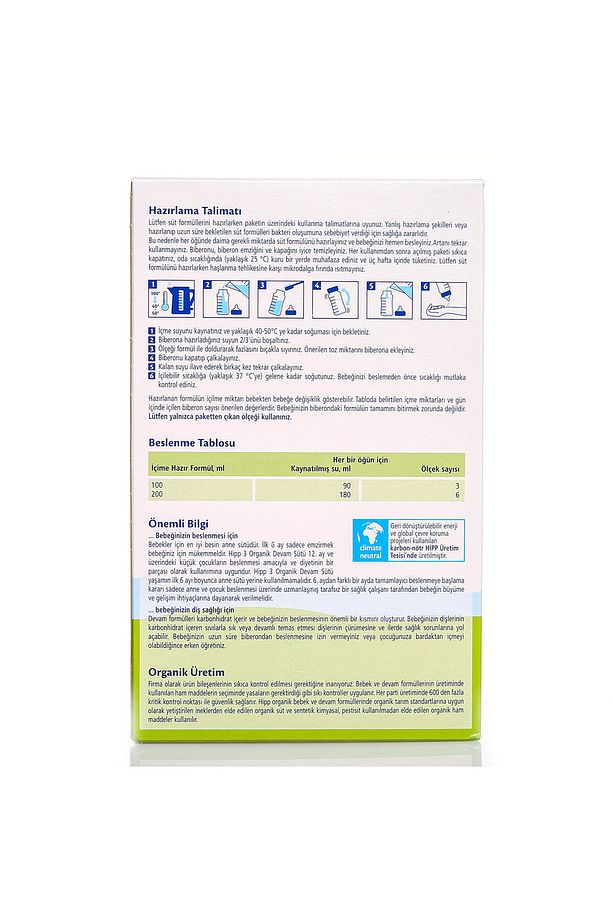 3 Organik Çocuk Devam Sütü 600 gr 1+ Yaş NO COLOR 3 - 5