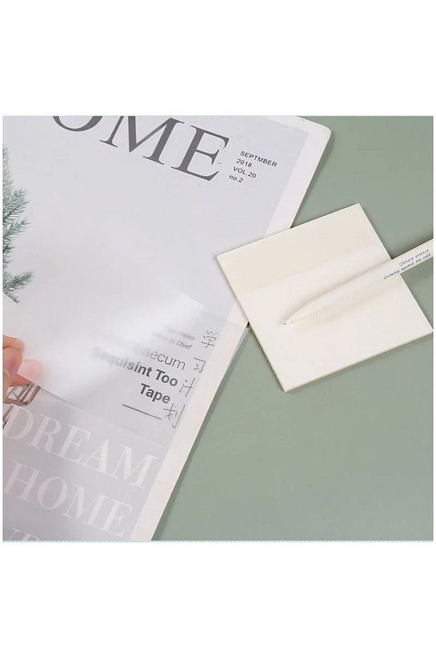 Yapışkanlı Şeffaf Post-it 50 Adet - 2