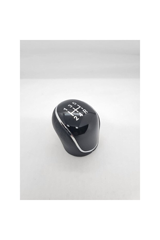 Linea- Punto- Doblo Leather Gear Shift Knob 5 Forward Black Scheming