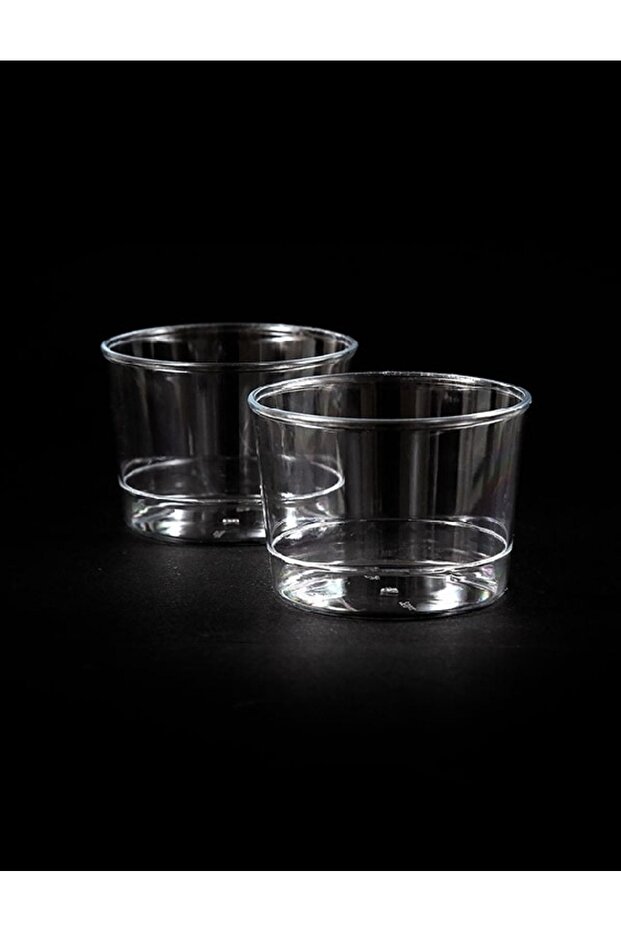 Plastic Crystal Container 250cc Bodega 30 Pieces (1 Pack) Without Lid