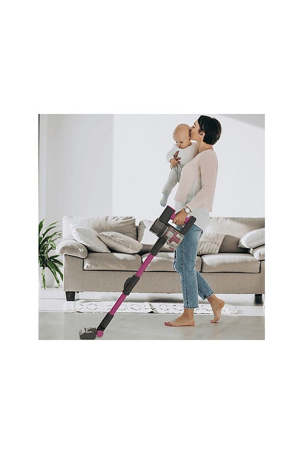 Vacumaster A16 Şarjlı Dikey Süpürge Fuşya - 3