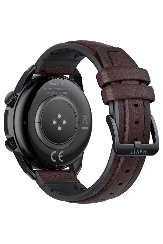 M9030 Pro 46mm Amoled Ekran Akıllı Saat Kahverengi - 3
