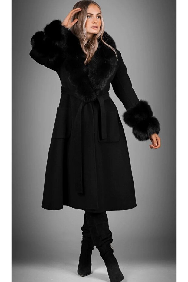 Siyah Kaşmir Kaban - 2