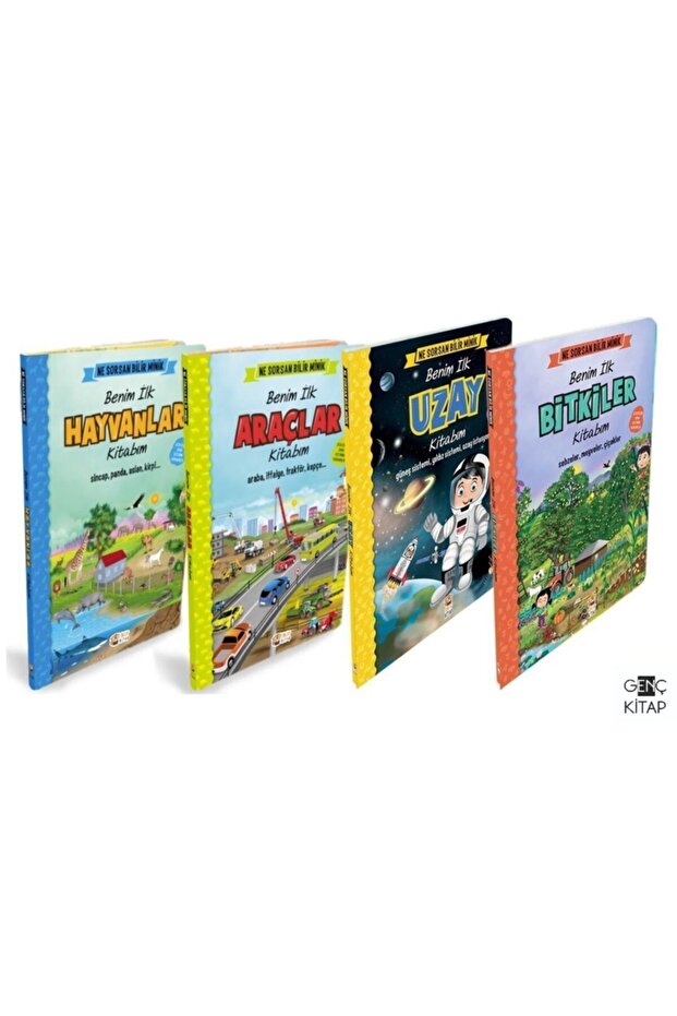 Benim Ilk Kitabım 4 Kitap Set (ingilizce Destekli 0-6 Yaş)