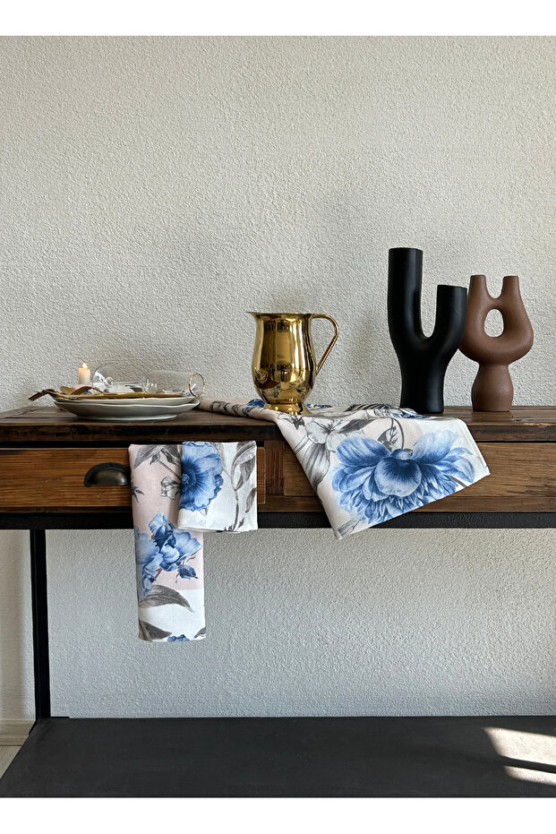 Mavi - Gri Peçete - 8