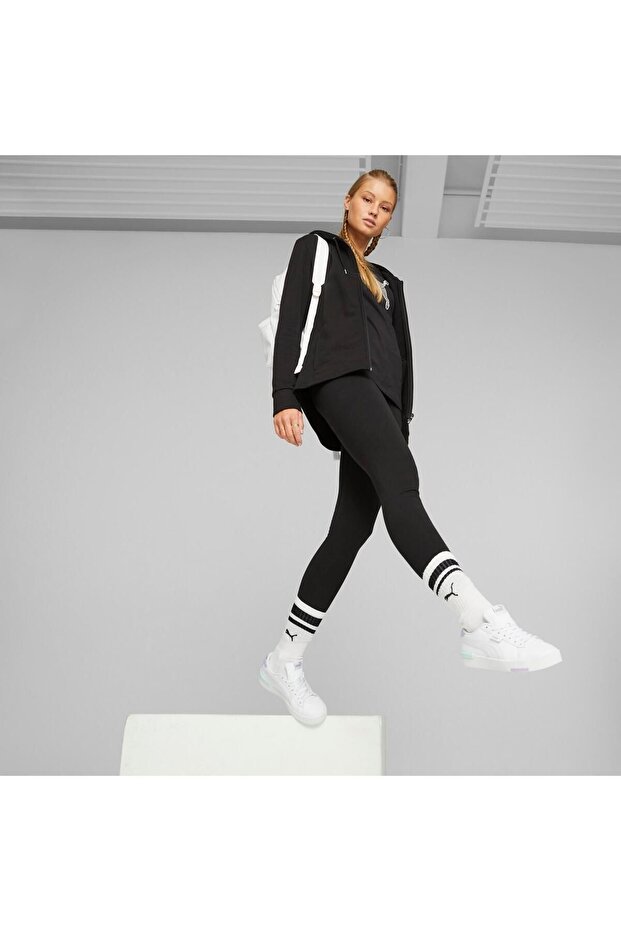 Black Metallic Women's Tracksuit Set - TR67370101 - 3