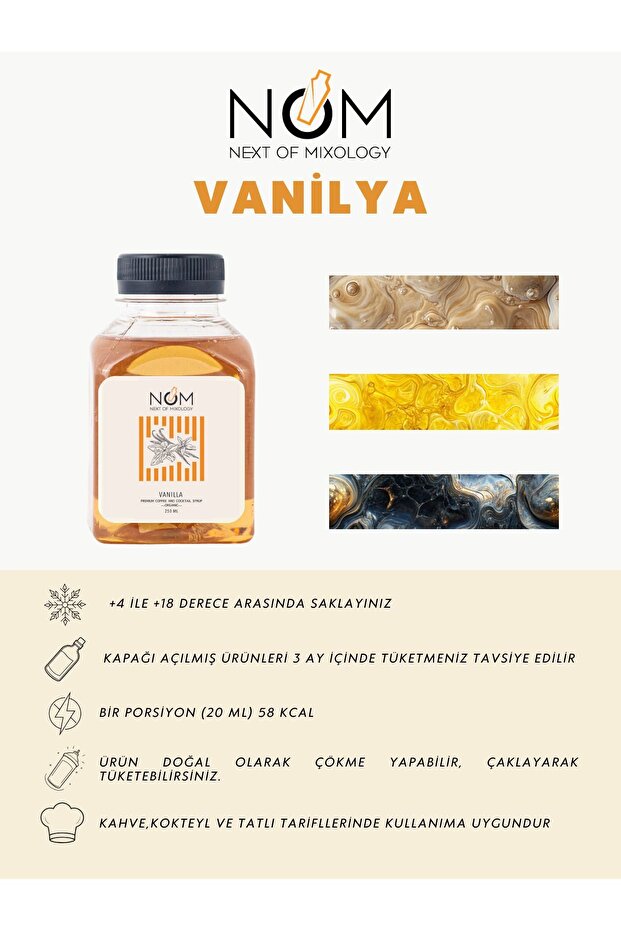 Vanilya Şurubu 250 ml - 2