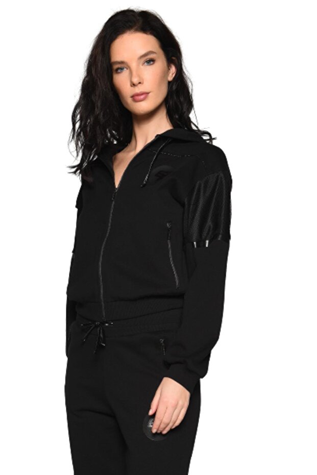 Cristina Black Women's Hooded Sweatshirt