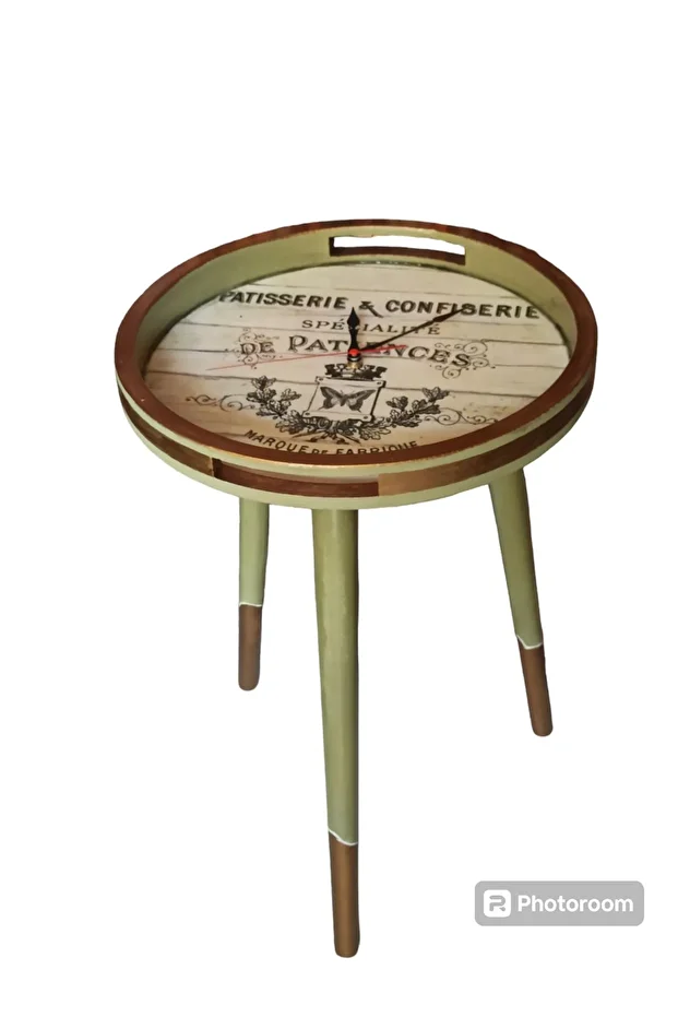 Kirpi handcraft - Saat Sehpa - 3
