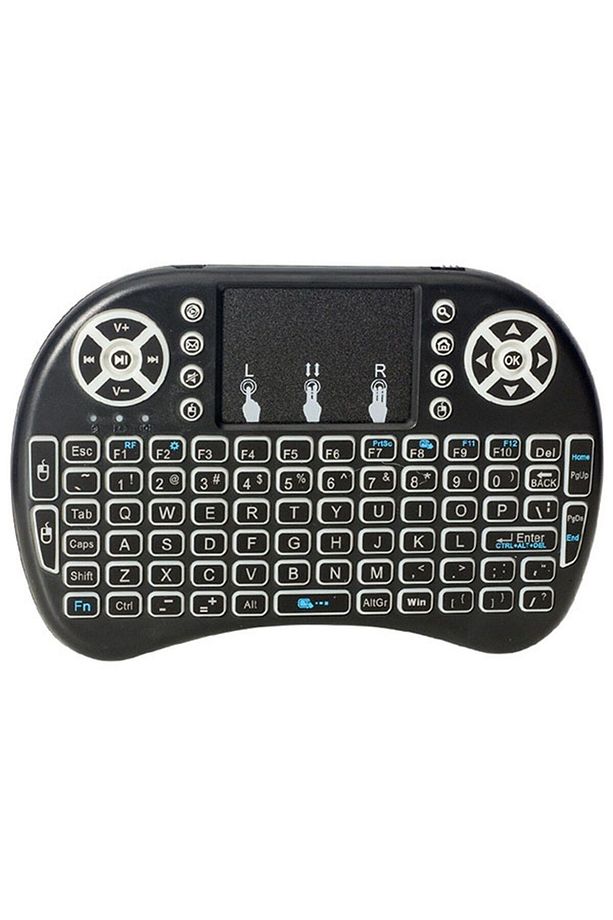 Akıllı Tahta Kablosuz Şarjlı Mini Klavye Dokunmatik Mouse - 1