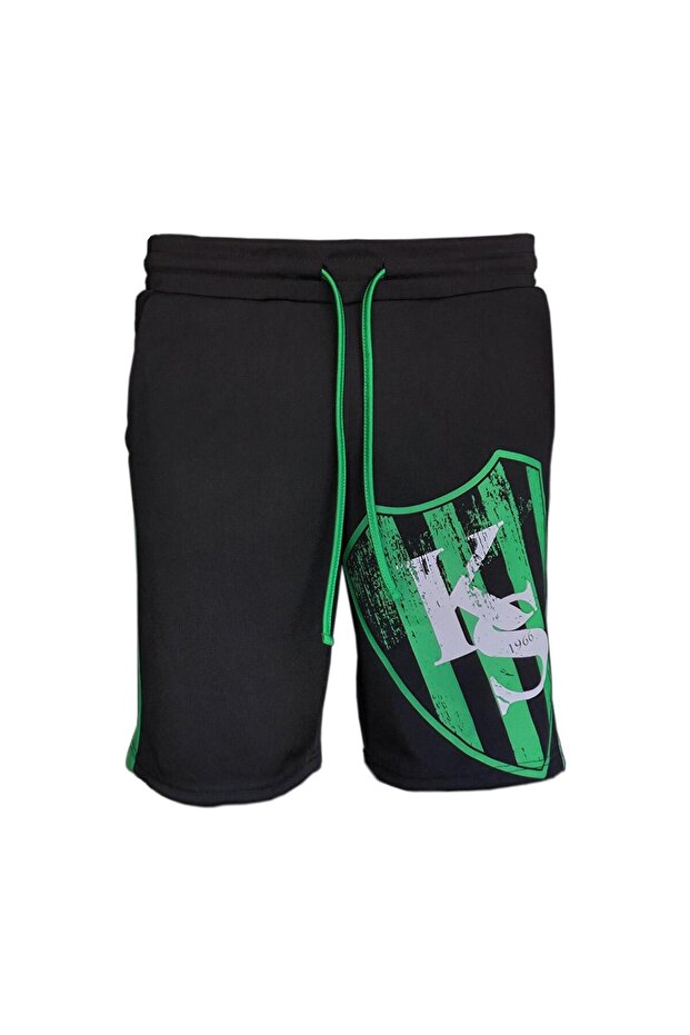Kocaelispor Licensed Black Coated Shorts