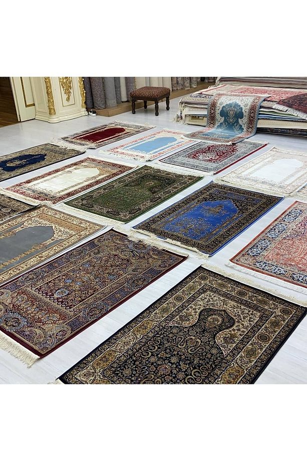 Umman Motifli Yün Seccade - 5
