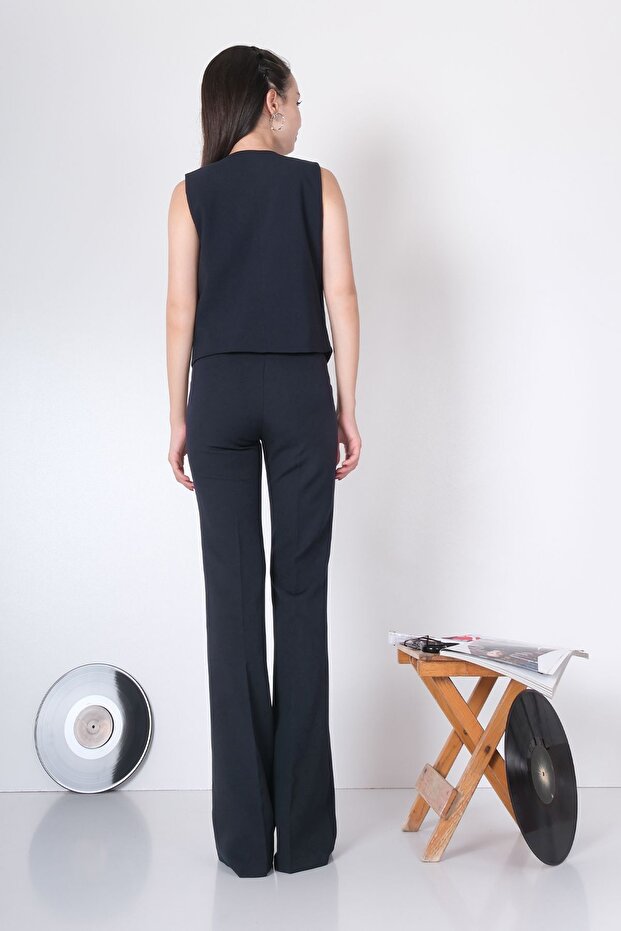 Son Moda Yelekli Takım - 5