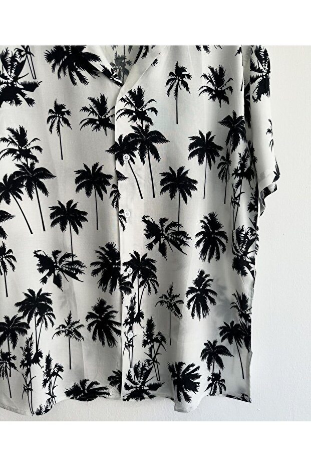 Oversize Viskon Gömlek - 2