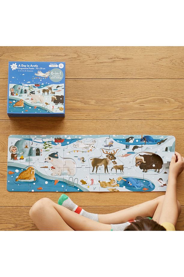 A Day in Arctic: 6 in 1 Puzzle ile Kuzey Kutbunu Keşfet 23 Parça - 4