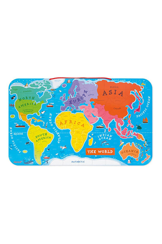 Magnetic World Map Game - 3