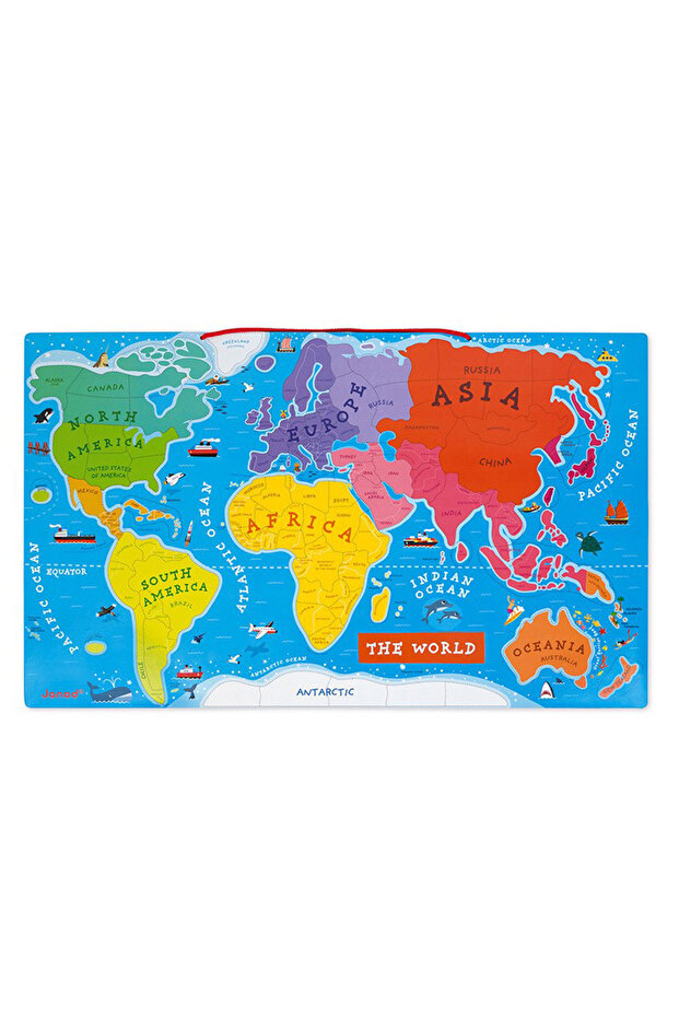 Magnetic World Map Game - 5