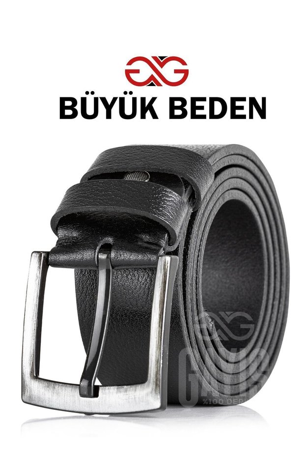 Battal Boy Belt - 100% Genuine Buffalo Leather |   Large Size Men's Jeans Belt |   Special Boxed