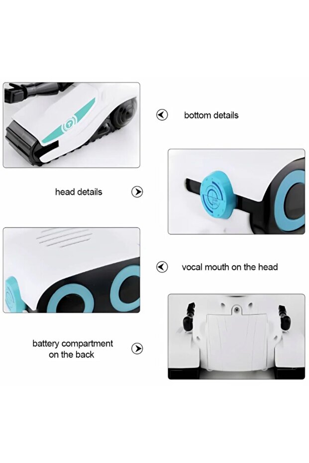 Oyuncak Dans Eden Oyuncak Robot - Pilli Robot - Işıklı Sesli Robot - 4