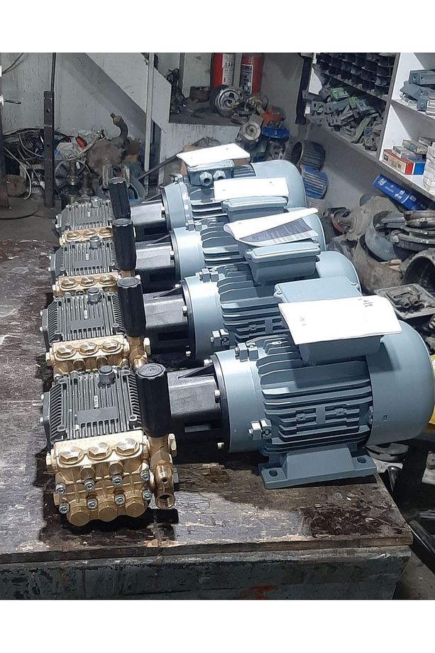 Oto Yıkama Makinası Motor Pompa By-pass Akuple 200 Bar - 1