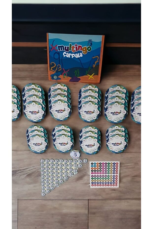 Çarpım Tablosu Oyunu Matbaa Baskı - 5