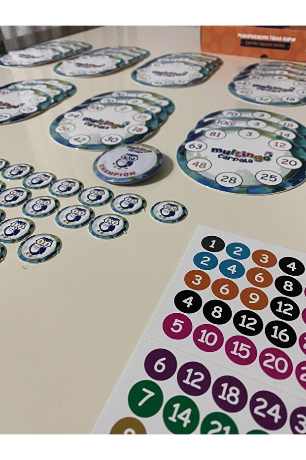 Çarpım Tablosu Oyunu Matbaa Baskı - 4