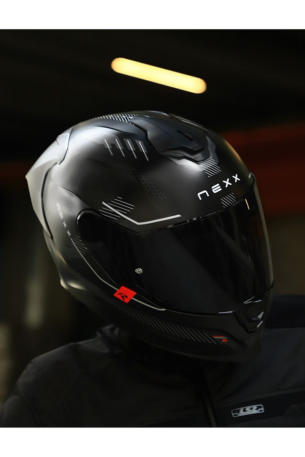 Y.100R BARON MAT SİYAH KASK - 5