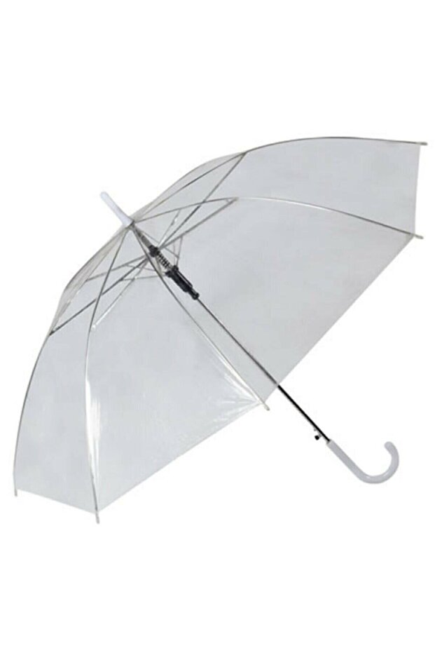 Şeffaf Baston Şemsiye - 2