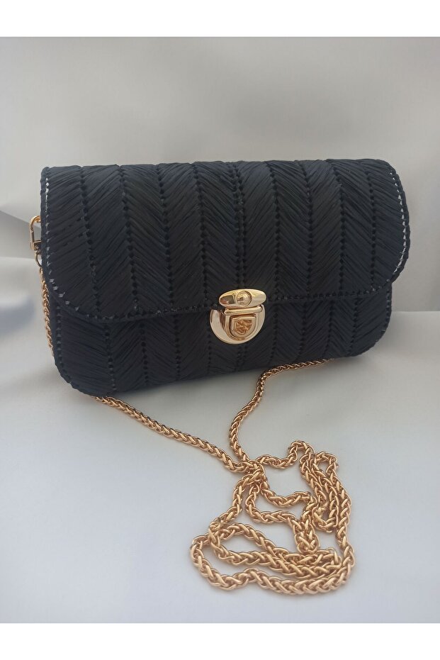 Hasır Kanvas Çanta - 1