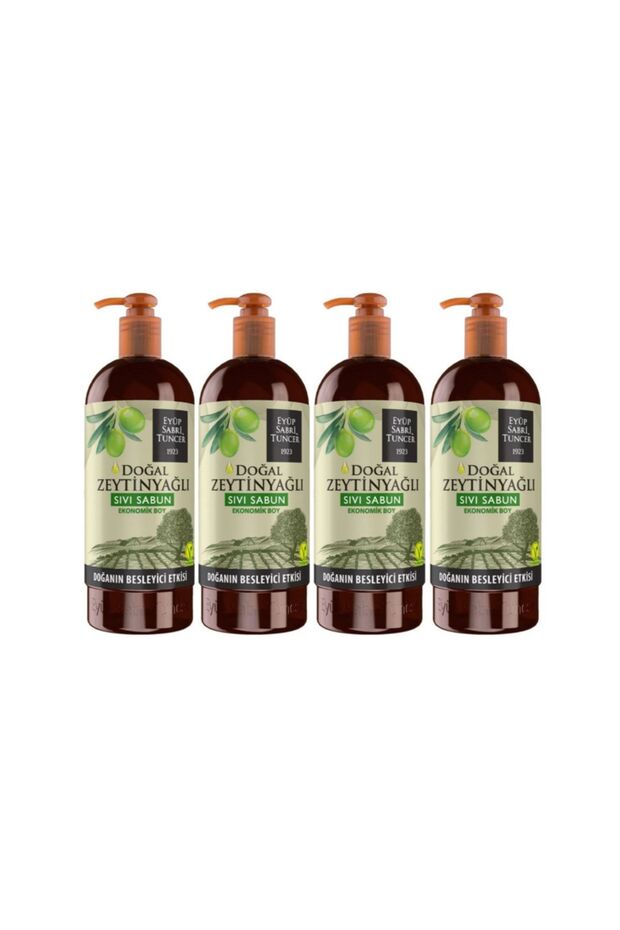 Tuncer Natural Olive Oil Liquid Soap (4 Pieces) 4x750 Ml