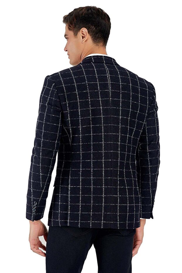 سترة رجالية باللون الأزرق الداكن - Sofıy Navy - 2