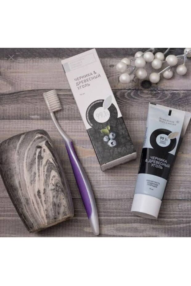 Siberian Wellness Toothpaste Bilberry And Charcoal - 1