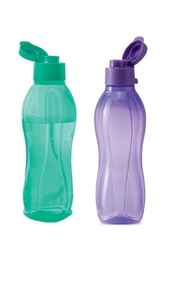Eco Bottle Water Bottle 750 ml Mint Green Purple Set of 2