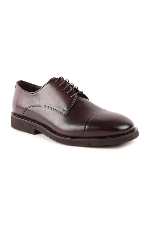 L4842 Leather Men's Casual Shoes Brown