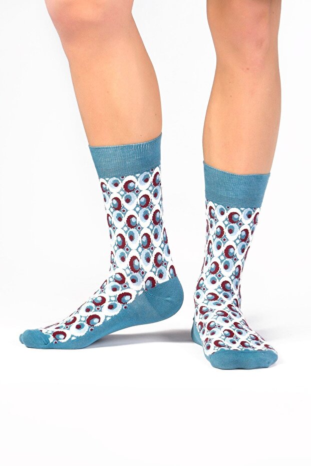 Bubble Desenli Çorap - 2