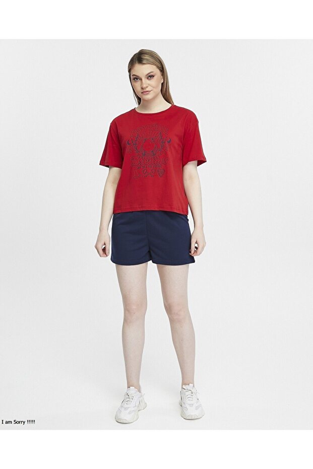 Cotton Short Sleeve Printed Women's Summer Pajama Set with Shorts