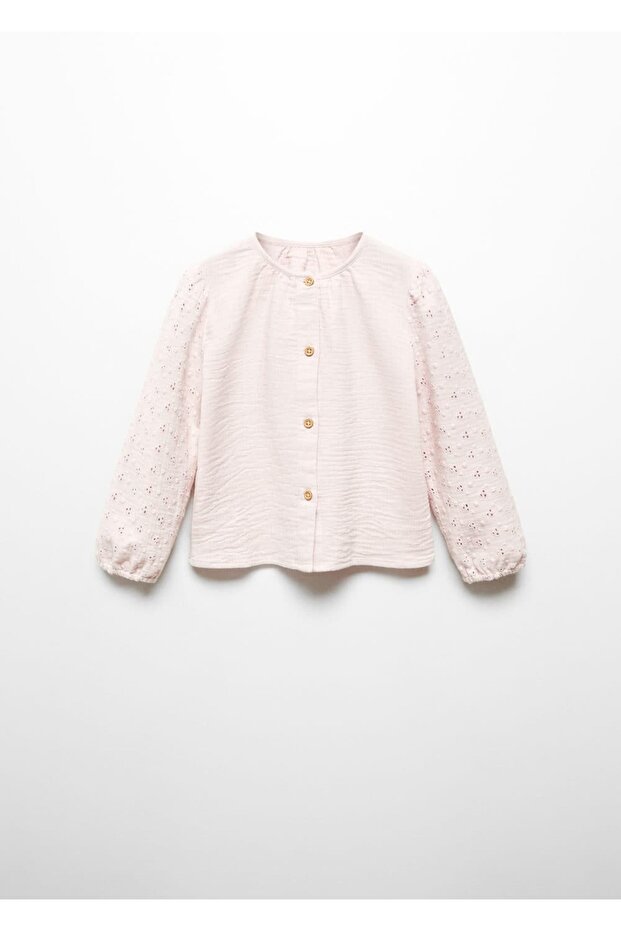 İşlemeli bluz - 1