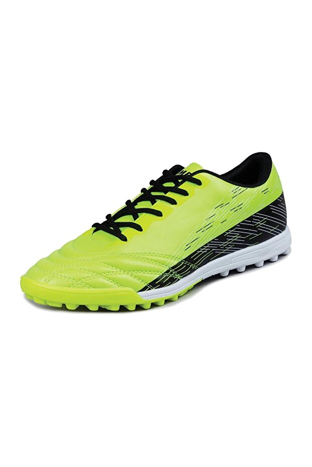 28004/E-Neon Green Black Men's Astroturf Field Green