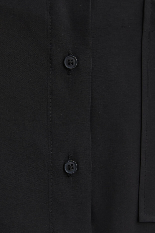 Apoletli Oversize Gömlek - 3