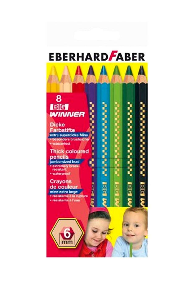 Kuru Boya Tri Winner Jumbo Tam Boy 8 Renk 518708 - 1
