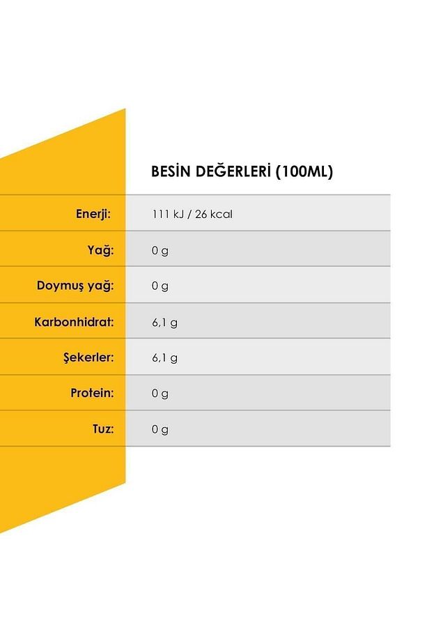Mandalina Aromalı Gazlı Içecek Pet Şişe 1 Lt 6 Adet - 5
