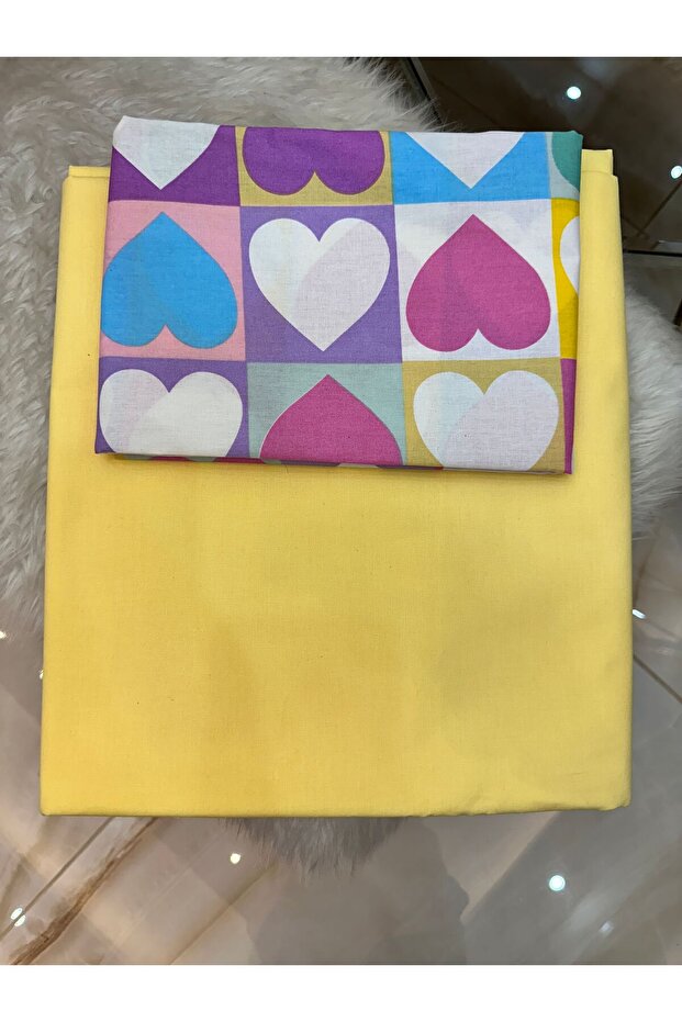 Double Elasticated Sheet Pillow Set 100% Cotton - 5
