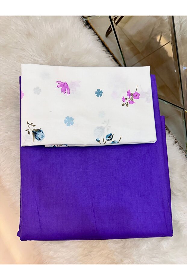 Double Elasticated Sheet Pillow Set 100% Cotton - 5
